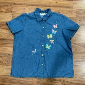 Blair  Womens XL Embroidered Top